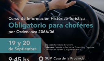 SE REALIZAR EL CURSO DE INFORMACIN HISTRICA Y TURSTICA